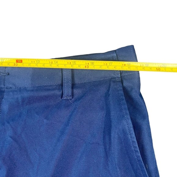 Lands End Traditional Fit Performance Navy Blue Golf Tennis Shorts Men's Size 36 - Picture 12 of 16